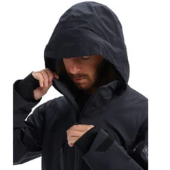 Burton [ak] Gore-Tex Hover Stretch Snowboardjacke True Black Herren -Skiausrüstung Rabatte ak burton hover stretch true black 10013106 001 04 gross