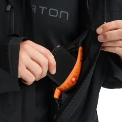 Burton [ak] Gore-Tex Swash Snowboardjacke True Black Herren -Skiausrüstung Rabatte ak burton swash jacket true black 10001106 001 04 grossmjZY686HtiNfZ