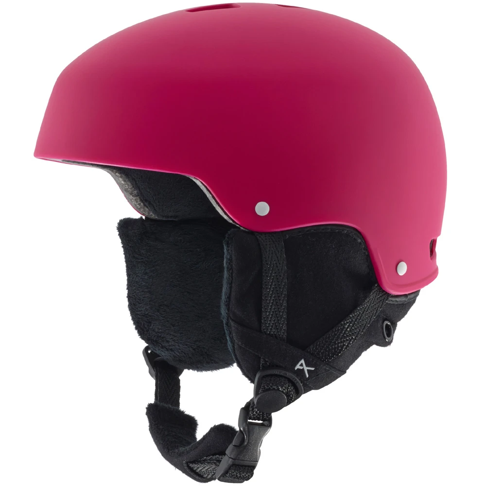 Anon Lynx Skihelm Strawberry Red Damen 4 Anon Lynx Skihelm Strawberry Red Damen – Bild 4