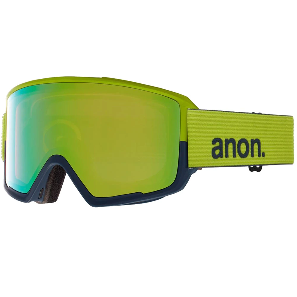 Anon M3 MFI With Spare Snowboardbrille Mit Zubehör Blue Split/Perceive Variable Green/Pink Herren 1 Anon M3 MFI With Spare Snowboardbrille Mit Zubehör Blue Split/Perceive Variable Green/Pink Herren