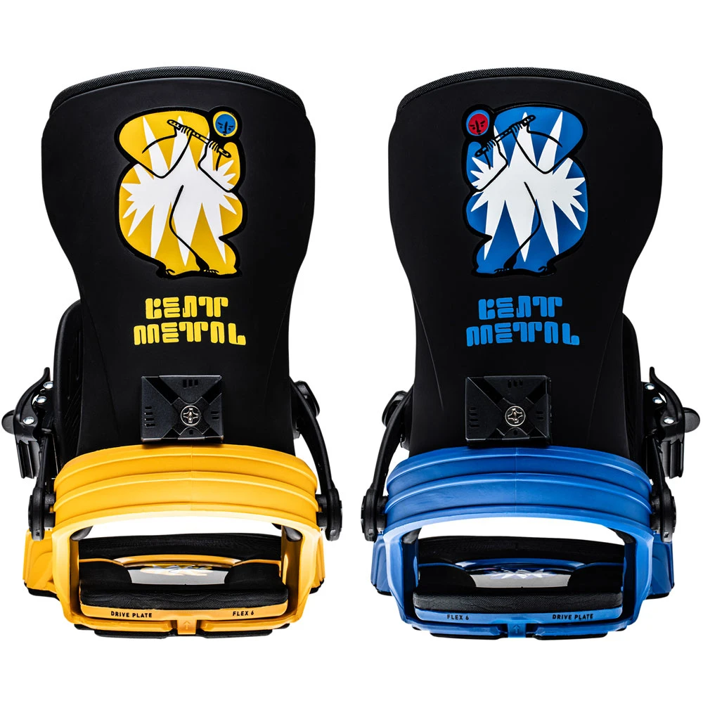 Bent Metal Axtion Snowboardbindung Blue/Yellow Herren 2 Bent Metal Axtion Snowboardbindung Blue/Yellow Herren – Bild 2