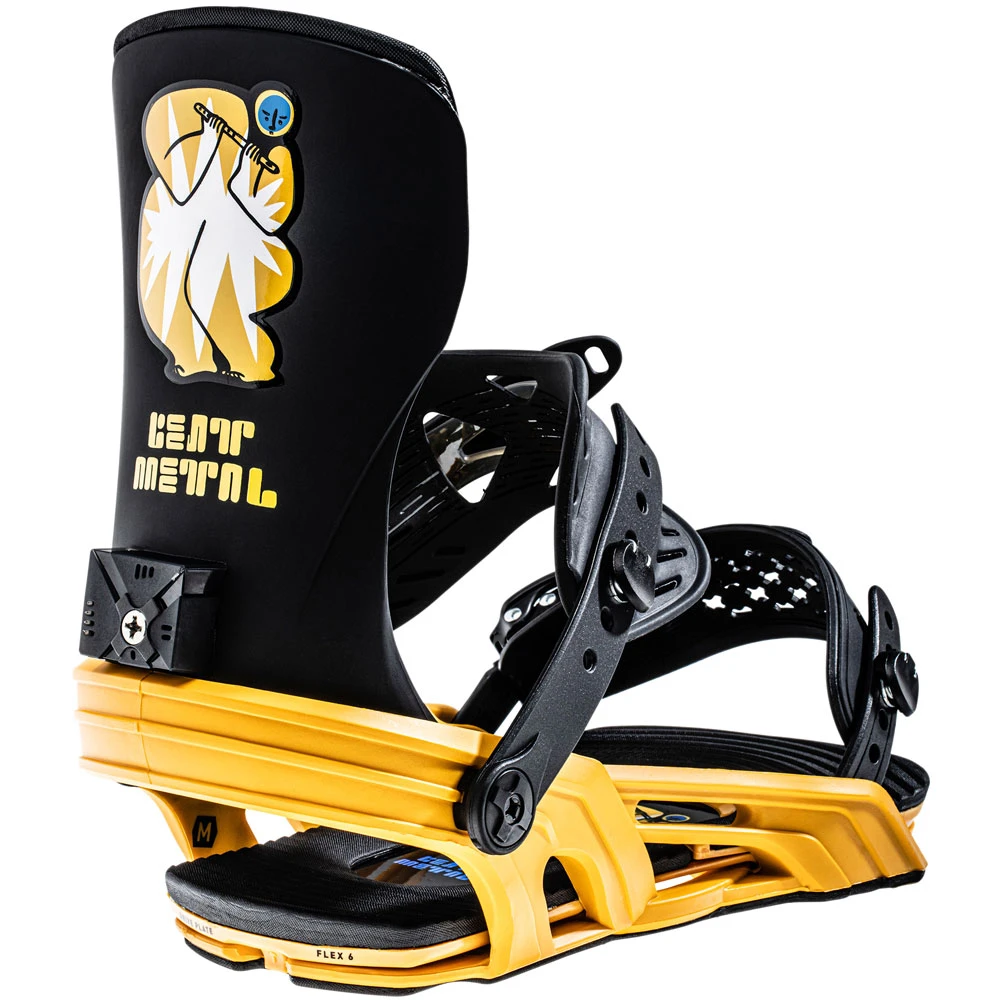 Bent Metal Axtion Snowboardbindung Blue/Yellow Herren 3 Bent Metal Axtion Snowboardbindung Blue/Yellow Herren – Bild 3