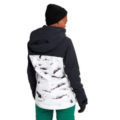 Burton [ak] Gore-Tex Embark Wintersportjacke True Black/Powder Pillows (Pow Pow) Damen -Skiausrüstung Rabatte burton ak gore tex embark jacket 10010108003 03 gross