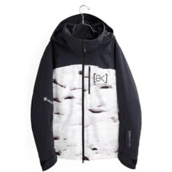 Burton [ak] Gore-Tex Embark Wintersportjacke True Black/Powder Pillows (Pow Pow) Damen -Skiausrüstung Rabatte burton ak gore tex embark jacket 10010108003 04 gross