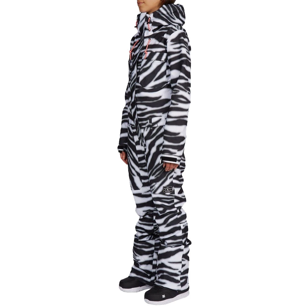DC Vanguard Jumpsuit Schneeanzug Zebra White Damen 2 DC Vanguard Jumpsuit Schneeanzug Zebra White Damen – Bild 2