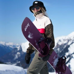 Eivy Ball Fleece Mid Layer Offwhite & Leopard Damen -Skiausrüstung Rabatte eivy ball fleece 6221190218 6066 07 gross