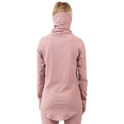 Eivy Icecold Gaiter Rib Langarmshirt Faded Woodrose Damen -Skiausrüstung Rabatte eivy icecold gaiter rib top woodrose 6221190209 6065 03 gross