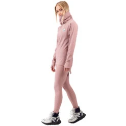Eivy Icecold Gaiter Rib Langarmshirt Faded Woodrose Damen -Skiausrüstung Rabatte eivy icecold gaiter rib top woodrose 6221190209 6065 04 gross