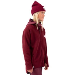 Skiausrüstung Rabatte 50 Eivy Redwood Sherpa Jacket Funktionsjacke Wine Damen