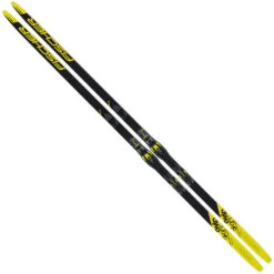 Fischer Twin Skin Pro Stiff Langlaufski Black/Yellow Damen, Herren