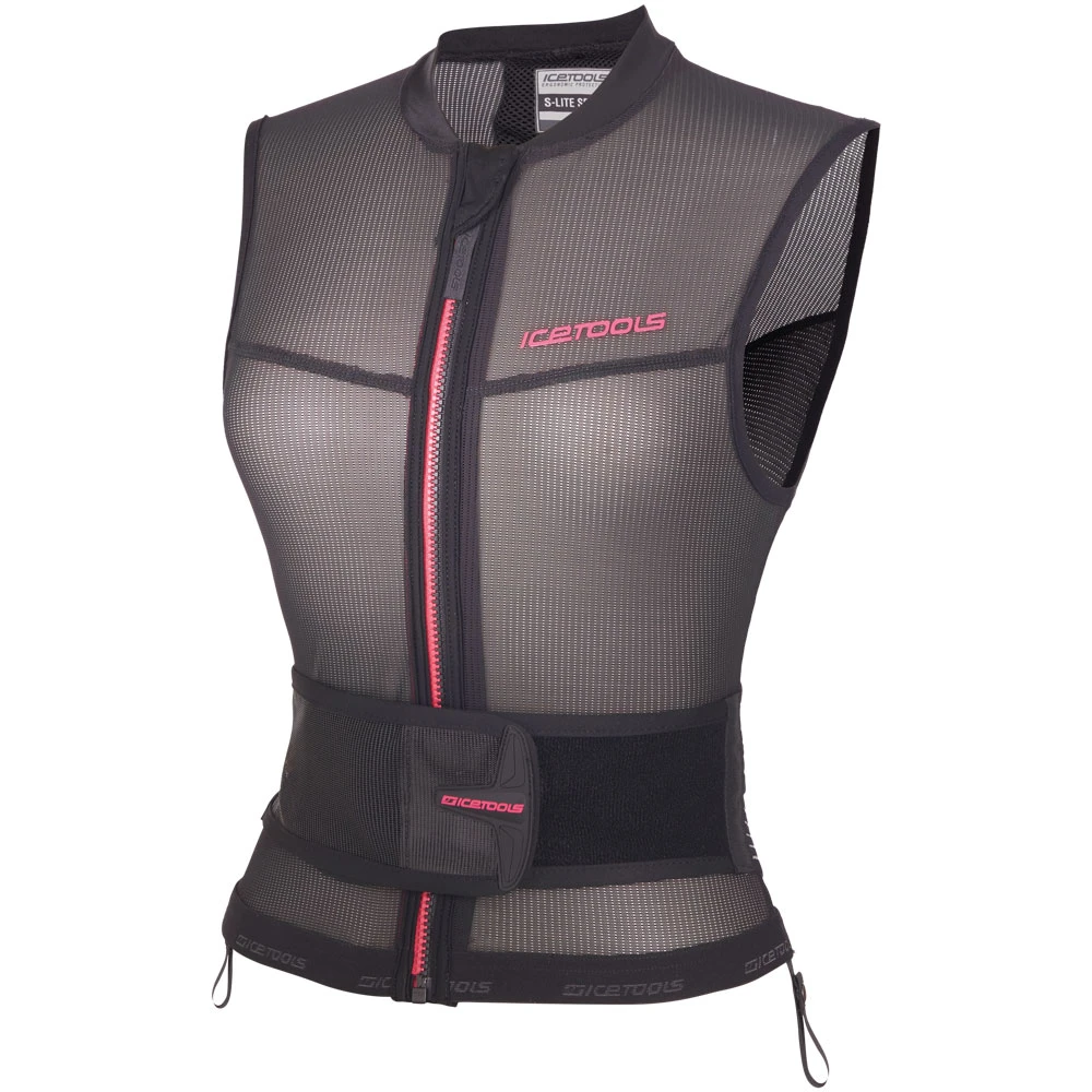Icetools S-Lite Protektorweste Black/Coral Damen – Bild 2