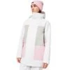 Oakley Beaufort RC Insulated Snowboardjacke White/Lunar Rock/Pink Flower Damen