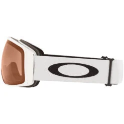 Oakley Flight Tracker XL Snowboardbrille Matte White Prizm Snow Persimmon Damen, Herren -Skiausrüstung Rabatte oakley flight tracker oo7104 12 03 gross