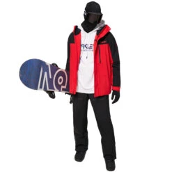 Oakley TNP Lined Shell Schneehose Blackout Herren -Skiausrüstung Rabatte oakley tnp lined shell pant foa400944 02e red 03 gross