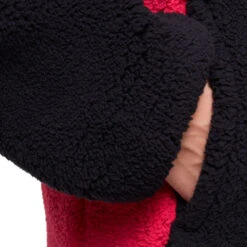 Oakley TNP Sherpa Fleece Fleecepullover Black/Rubine Damen -Skiausrüstung Rabatte oakley tnp womens sherpa fleece foa500006 9br 03 gross