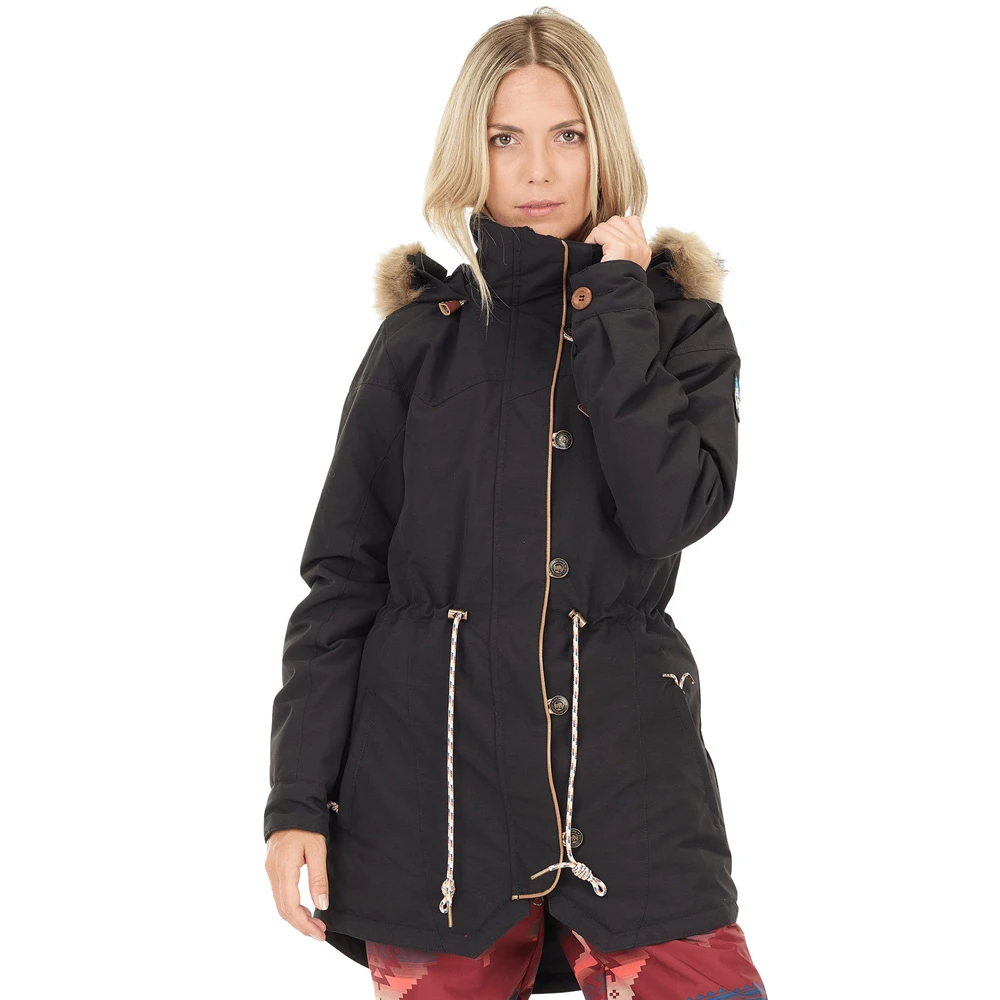 Picture Katniss Snowboardjacke Black Damen 1 Picture Katniss Snowboardjacke Black Damen