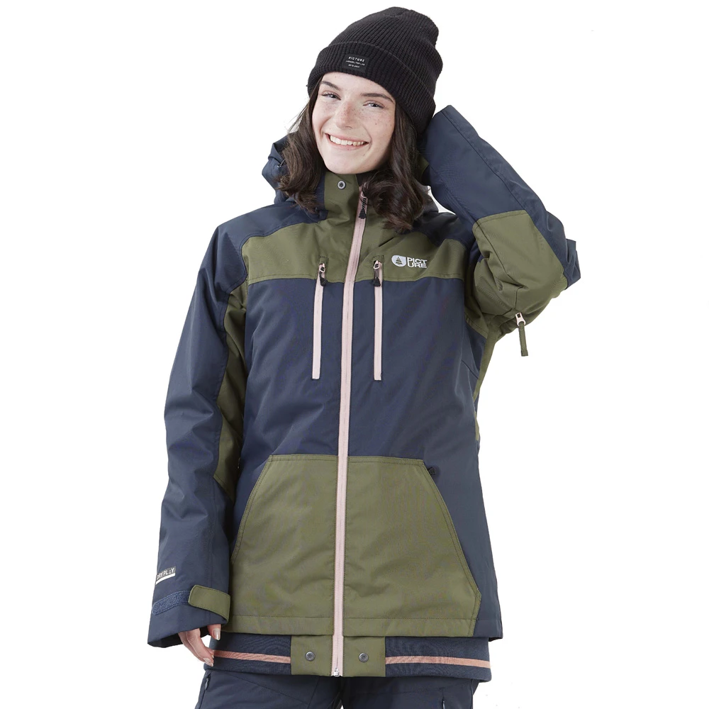 Picture Lander Snowboardjacke Army Green Damen 1 Picture Lander Snowboardjacke Army Green Damen