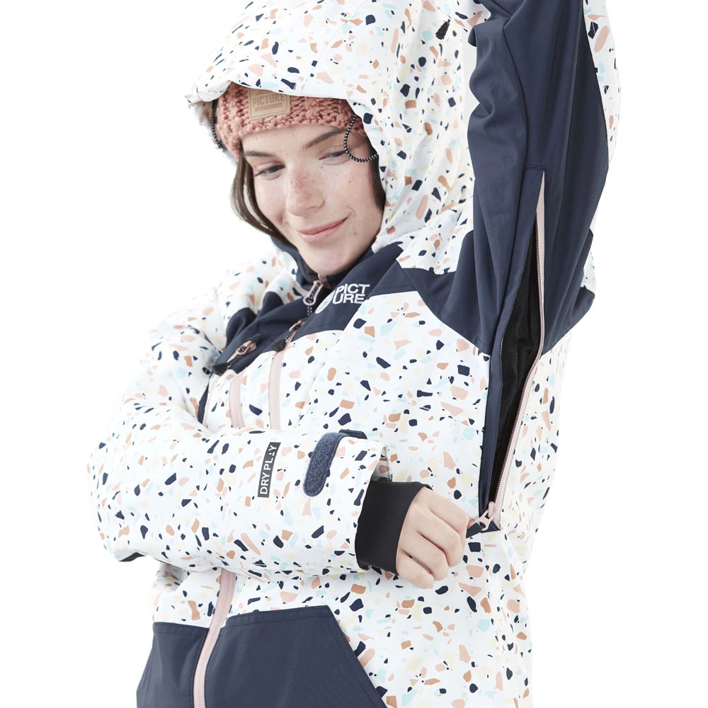 Picture Lander Skijacke Terrazo White Damen 2 Picture Lander Skijacke Terrazo White Damen – Bild 2