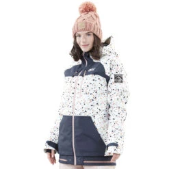 Picture Lander Skijacke Terrazo White Damen