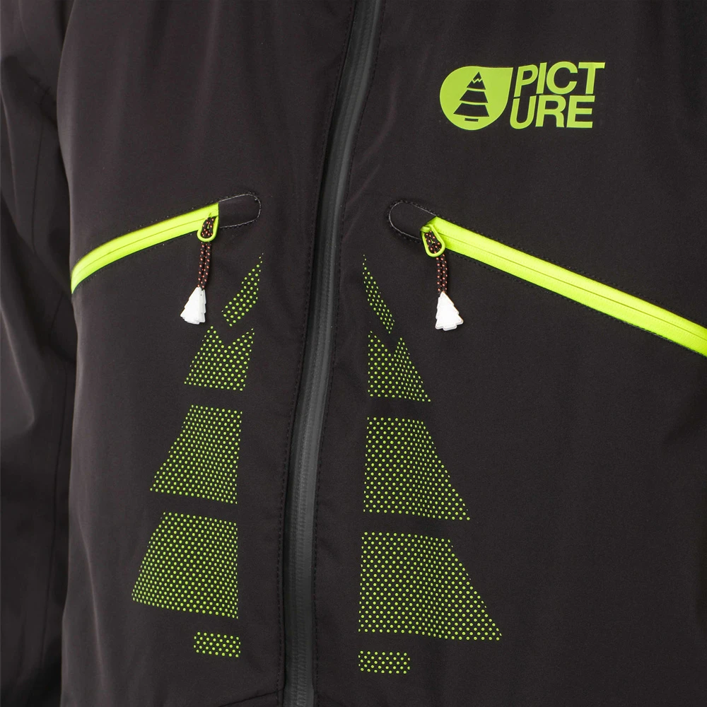 Picture Welcome Skijacke Black/Anthrazit Herren 4 Picture Welcome Skijacke Black/Anthrazit Herren – Bild 4