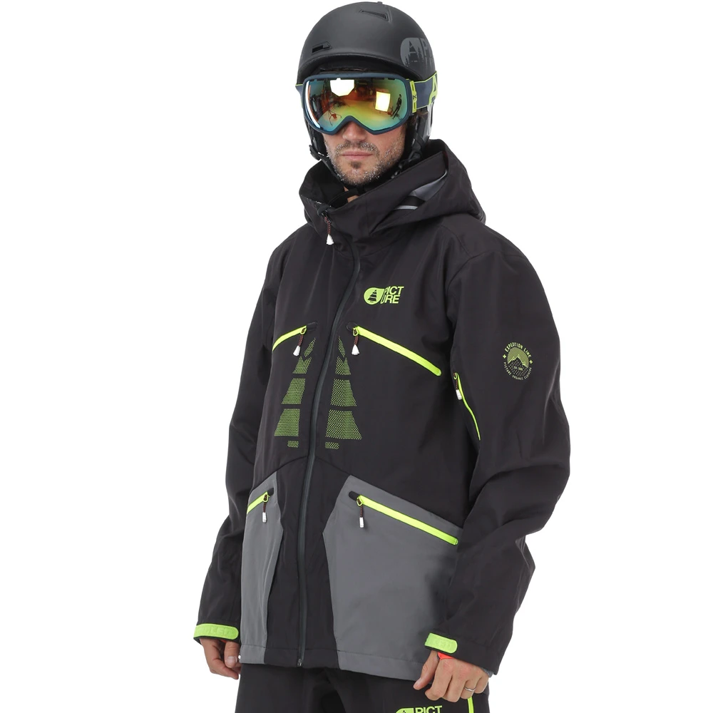 Picture Welcome Skijacke Black/Anthrazit Herren 1 Picture Welcome Skijacke Black/Anthrazit Herren