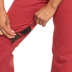 Roxy Diversion Skihose Brick Red Damen -Skiausrüstung Rabatte roxy diversion erjtp03185 rqn0 03 gross