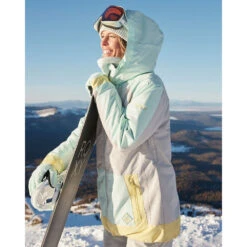 Roxy Ravine Skijacke Grey/Türkis Damen 15 Roxy Ravine Skijacke Grey/Türkis Damen -Skiausrüstung Rabatte roxy ravine jacket erjtj03392 sfv0 07 gross