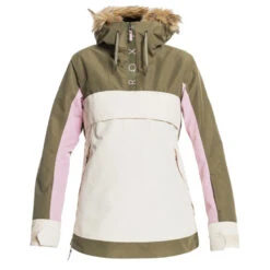Roxy Shelter Skijacke Burnt Olive Damen -Skiausrüstung Rabatte roxy shelter jacket erjtj03327 gpz0 03 gross