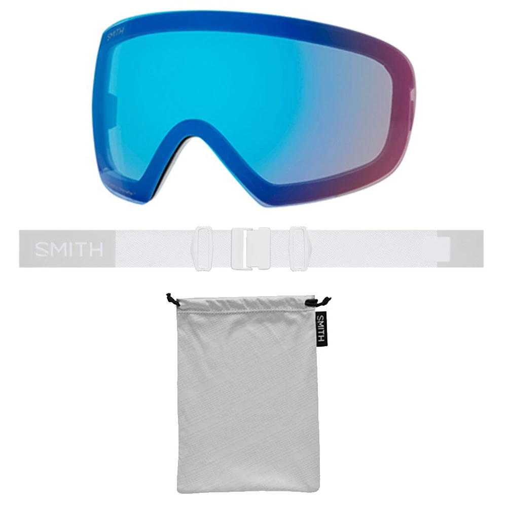Smith I/O MAG S Schneebrille White Vapor/CP Sun Platinum Mirror Damen, Herren – Bild 2