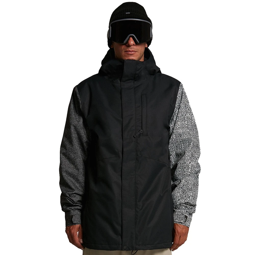 Volcom 17Forty Insulated Skijacke Black Check Herren 1 Volcom 17Forty Insulated Skijacke Black Check Herren