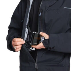 Volcom Jamie Lynn Gore-Tex Schneeanzug Black Herren -Skiausrüstung Rabatte volcom jamie lynn gore tex jumpsuit g0652300 blk 03 gross