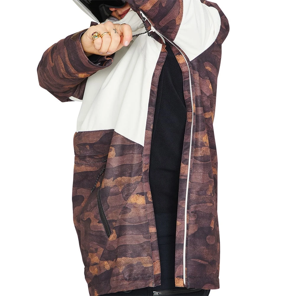 Volcom Mirror Pullover Skijacke Dusk Camo Damen 5 Volcom Mirror Pullover Skijacke Dusk Camo Damen – Bild 5