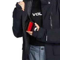 Volcom Stone Stretch Gore-Tex Skijacke Black Herren -Skiausrüstung Rabatte volcom stone stretch gore tex jacket g0652303 blk 06 gross
