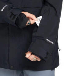 Volcom Stone Stretch Gore-Tex Skijacke Black Herren -Skiausrüstung Rabatte volcom stone stretch gore tex jacket g0652303 blk 07 gross